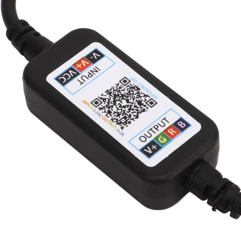 2 Pcs Mini LED Controller Bluetooth RGB Music Controller USB