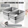 Steam Table Pan 6 In Deep Anti Jam Polished Finish