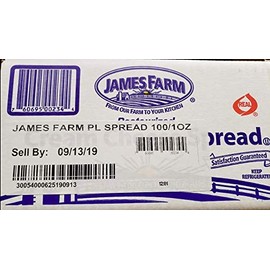 James Farm PL Spread Cream Cheese 1 oz 100ct individual pack