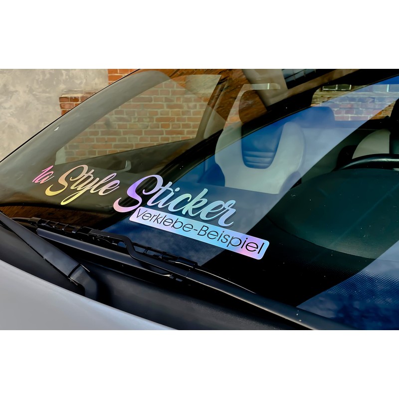 Limited Edition Sticker Hologram Car Sticker Tuning Sticker Rainbow Colours