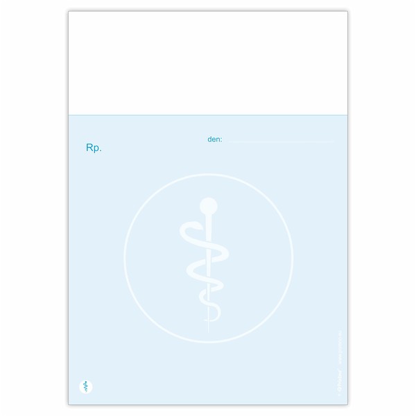 PRINTINO® Doctor Recipe Pad - Private Recipes for Doctors in