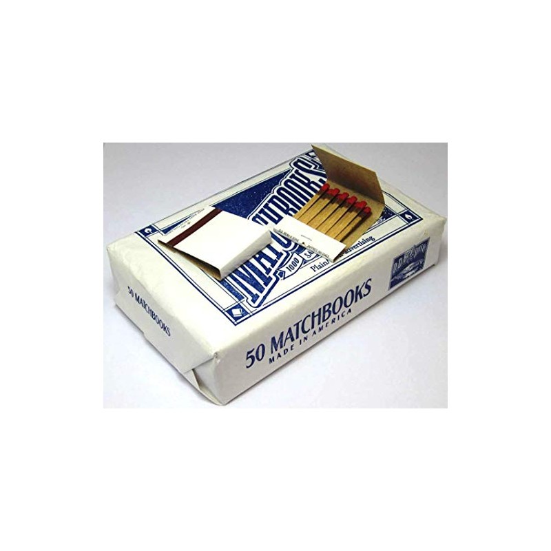 D.D. Bean & Sons White 600 Matchbooks, Wedding Birthday Wholesale,