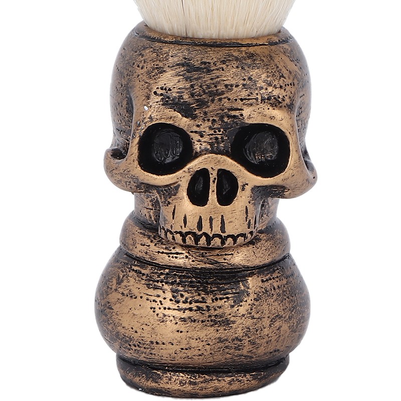 Men's Shaving Brush with Creative Skeleton Shape Handle Facial Beard