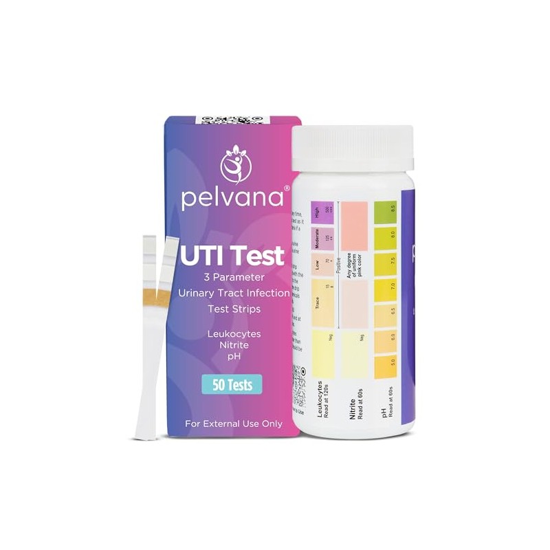 Pelvana Urinary Tract Infection Test Strips - 50 UTI Test