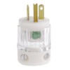 Leviton 8315-CT 20 Amp, 125 Volt, Plug, Straight Blade, Hospital