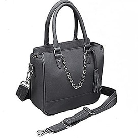GTM womens Park Avenue Tote Bag, Black, Medium US