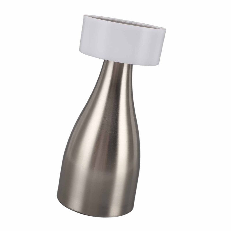 Metal Table Lamp Stepless Dimmable 3 Color Touch Control Rechargeable