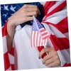 Sosoport Usa Flags 100pcs Handheld Flags Rainproof Fade-resistant Ideal for