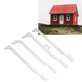 Mrchrogge 4PCS Comb Lock Picks Metal Teeth Tools Portable Stainless Steel Pick Combs for Firefighting Repair