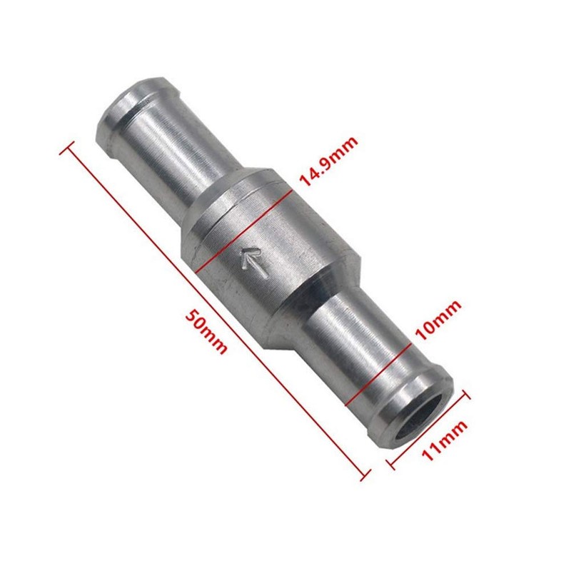 Acxico 2Pcs Brake Servo Booster No Return Inline Check Valve