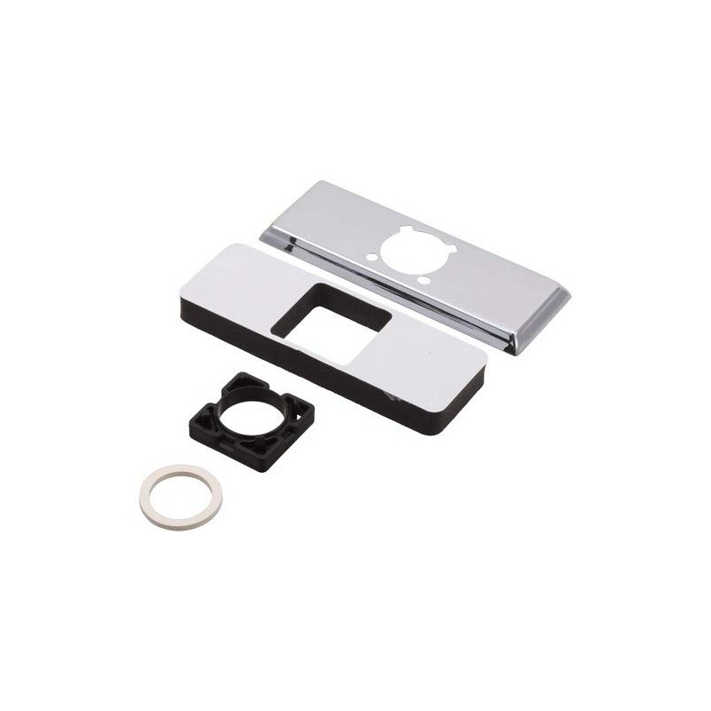 Delta Faucet RP61840 Dryden Two Hole Escutcheon, Chrome