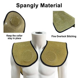 Pelocapa Hair Dye Capes Wraps for Women Waterproof Hair Color Capes Professional Salon Shampoo Capes for Hairstylists, 27.6" L×19.7" W (Gold)