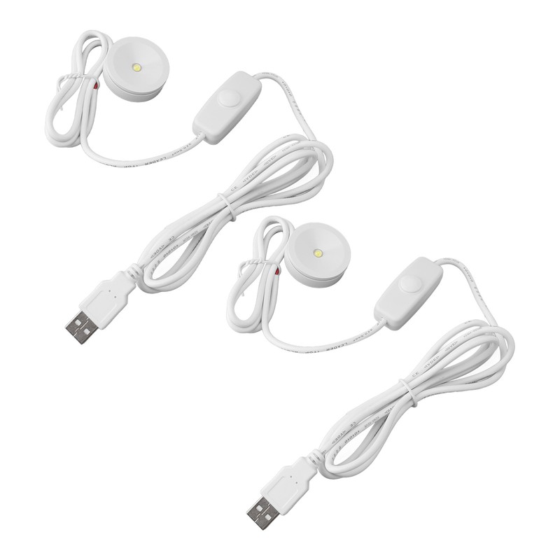 2PCS LED Spot Lights Professional 5V USB Dimmable Round Small