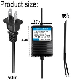 Ousaly 15V AC Power Adapter for Acorn 120 130 Stair Chair Lifts StairLift Chairlift LEMAC SF57T-1502500AU P/N 2739-208 BattAngel BA57 15V Power Supply Mains PSU(for Stair Lifts Made Before 2014)