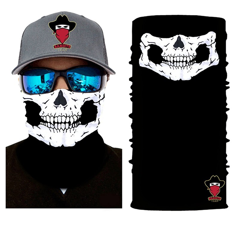Bandits Team I Printed Multifunctional Microfibre Face Shield for Motorcycling,
