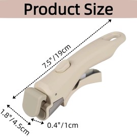 Removable Pot Handle, Detachable Pan Handle Heat Resistant Replacement Pan Gripper for Pots and Pans, Fits Kitchen All Cookware, White