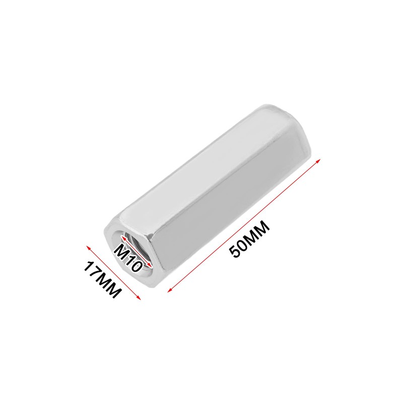Create idea 4pcs M10 Right Thread Turnbuckle Nut 304 Stainless