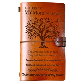 BeauGift Memorial Gifts for Loss of Mom, Letters to My Mom in Heaven Those We Love Don't Go Away Sympathy Gifts for Loss of Mother, Refillable Travel Photo Diary Journal Bereavement Gift