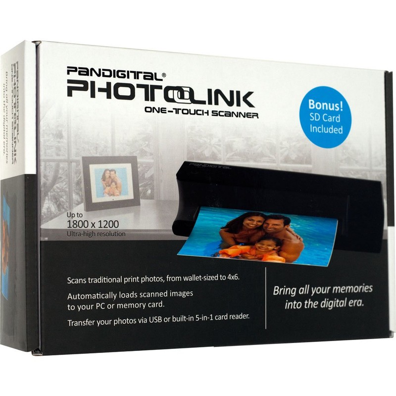 Pandigital PANSCN01 PhotoLink Mini Scanner -Black