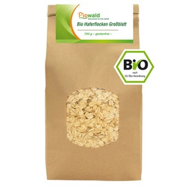 Organic oatmeal large leaf - 700 g, gluten-free