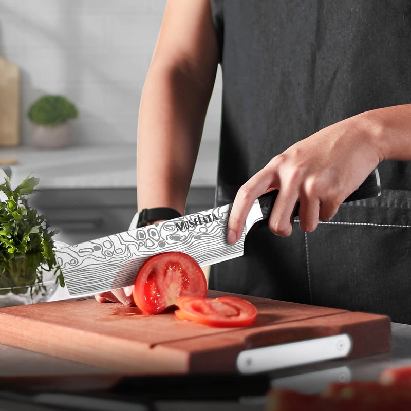 MOSFiATA Professional Chef Knife Set with German High Carbon Stainless