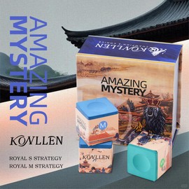 KONLLEN Billiards Chalk Professional Chalk Nano Technology Tournament Dedicated for National Billiards Players（Outstanding Performance,Reduce Miscue,Durable,Low Deflection）