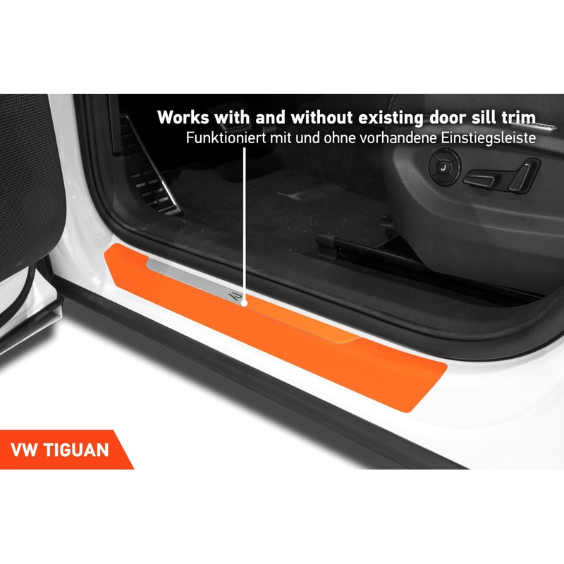 Luxshield Car Door Sill Protectors for VW Tiguan 3 (III)