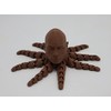 Rocktopus Meme Tiktok Figure Moving Tentacles (Brown Matte) 3drocktopus