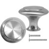 30 Packs Kitchen Cabinet Knobs Brushed Nickel Silver-Pull Hardware Handle,Drawer