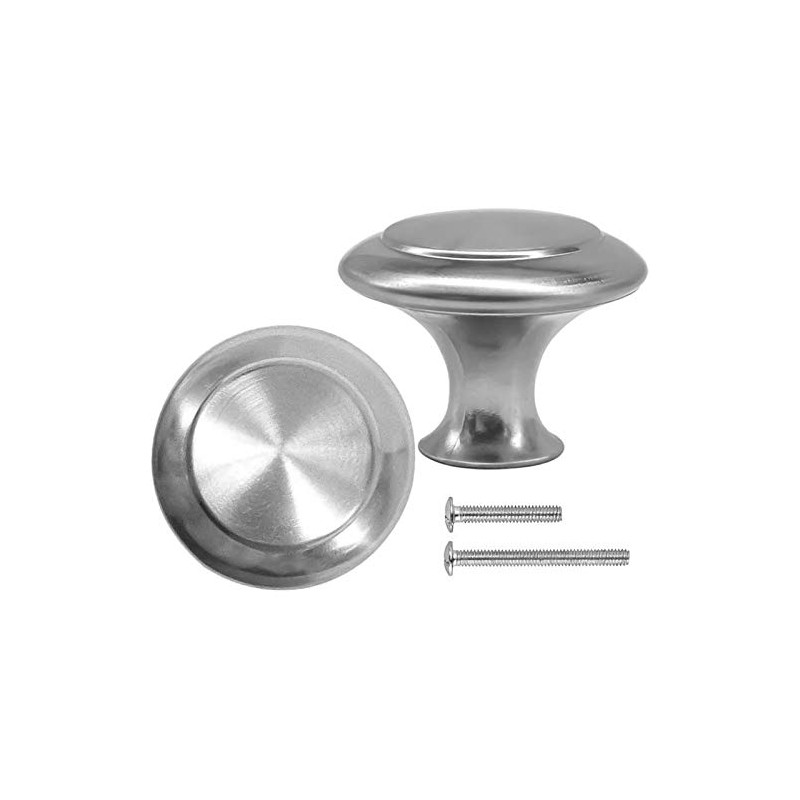30 Packs Kitchen Cabinet Knobs Brushed Nickel Silver-Pull Hardware Handle,Drawer
