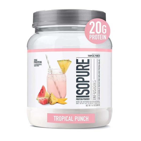 Isopure Protein Powder, Clear Whey Isolate Protein, Post Workout Recovery