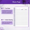 Check Registers for Personal Checkbook, Double Spiral Large Check Register