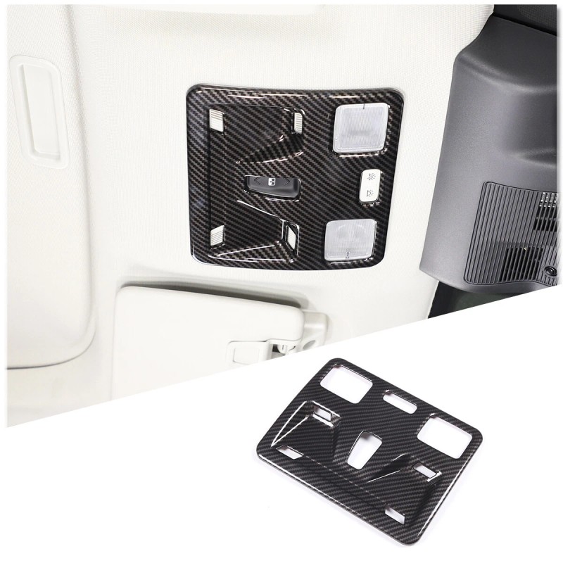 Xiaoerdian2020 Carbon Look Reading Lamp Light Trim Panel Cover For