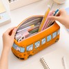 School Bus Pencil Case for Students – Large Capacity Cartoon