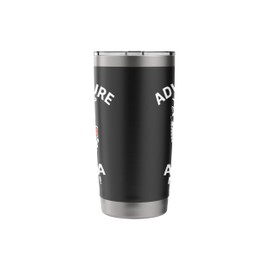 Adventure Alpaca My Bags Funny Travel Alpaca Stainless Steel Insulated Tumbler