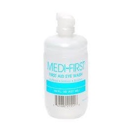 Medique MP21511 Medi-First Eye Irrigation Solution, 16 oz, Standard, Clear