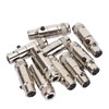 10pcs 5 Pin XLR Female Adaptor Mini Metal XLR Female