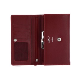 Golden Head Polo RFID Protect French Coin Purse Wallet Red, red, Elegant