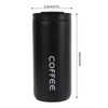 Coffee Cup 400ml Vacuum Stainless Steel Simple Stylish Portable Insulated