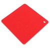 5Pcs Silicone Trivet Mat Square Round Honeycomb Hot Pad Non