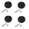 New FOUR (4) Deck Wheels W/Bolt & Nut Fits John