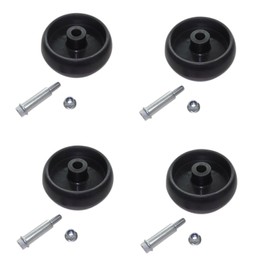 New FOUR (4) Deck Wheels W/Bolt & Nut Fits John Deere E100 E110 E120 E130