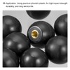 uxcell 6Pcs Threaded Ball Knobs, M5 Female Thread Thermoset Ball