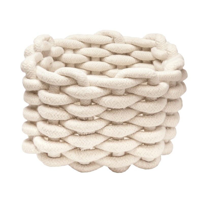 Kleine Wolke Fellone Natural Basket Length 14 cm Width 19