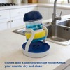 CELOX Dish Sponge with Handle with Holder for Cleaning Kitchen