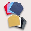 Envelope Glossy Pearl Paper (20 Pieces), Purple, Mini, Western-Shaped Envelopes,