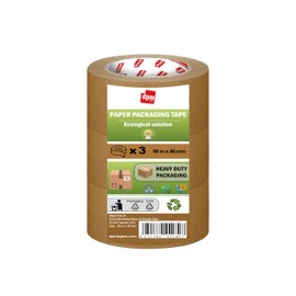 Dpm tapes - Umweltfreundliches Klebeband aus Papier, alterungsbeständig, bedruckbar, Umzug, Pakete, DIY, leise und stark klebend (3)