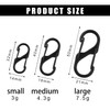 Zipper Clips Theft Deterrent, Backpack Zipper Lock Clips Quick Disconnect