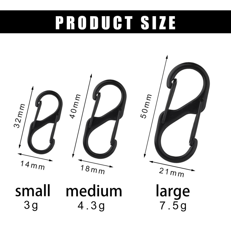 Zipper Clips Theft Deterrent, Backpack Zipper Lock Clips Quick Disconnect