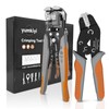 Yumkiyi Wire Stripper and Crimping Tool Kit,AWG 24-10 Automatic Stripper